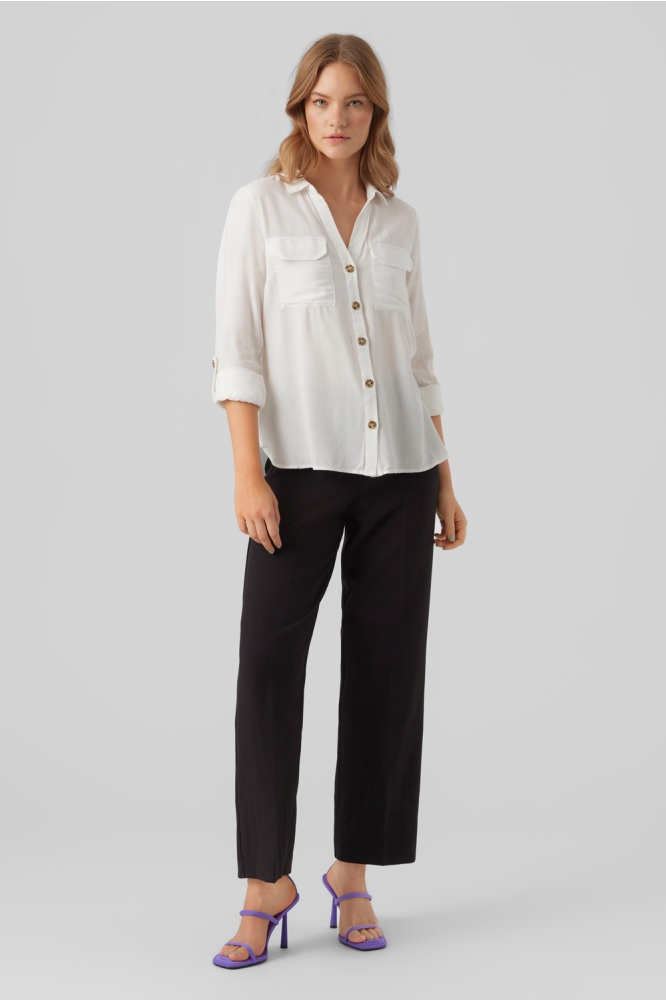 VMBUMPY L/S SHIRT NEW NOOS 10275283 Snow White